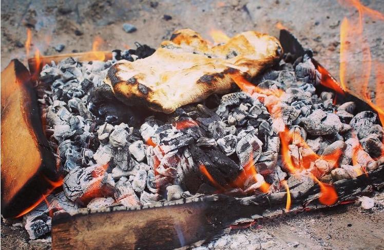 Steaks on the Coals - Over The Fire Cooking