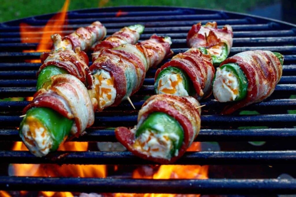 jalapeno poppers on the grill