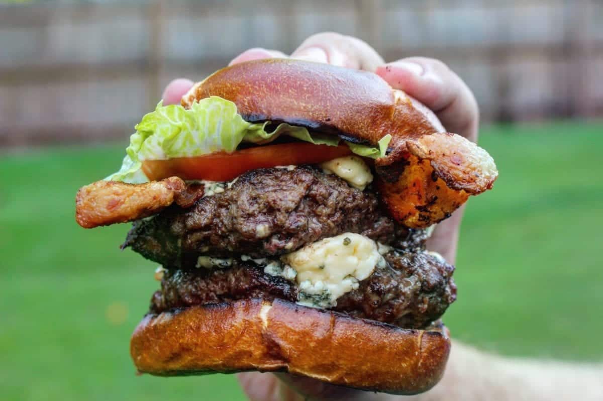 bleu cheese bacon burger