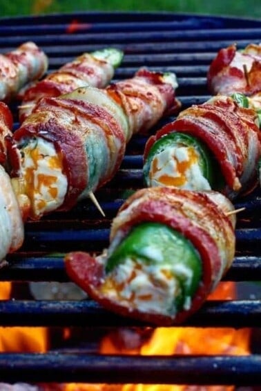 jalapeno poppers on the grill