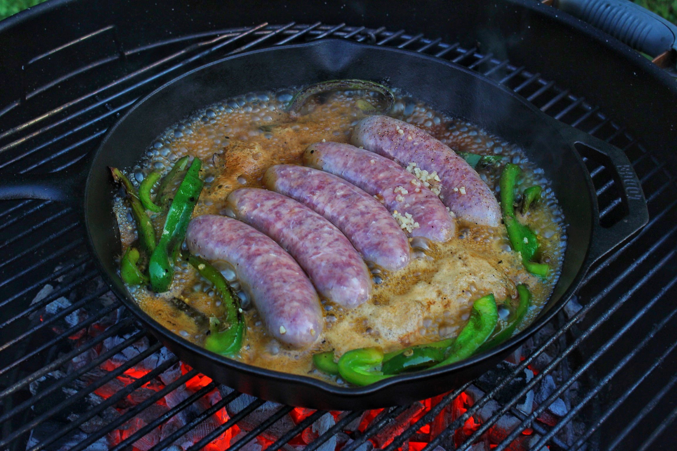 Skillet Beer Brats