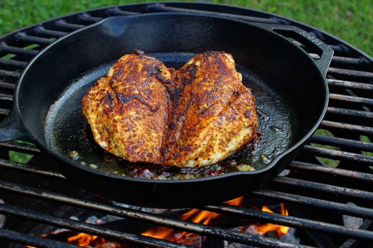 chicken on cast iron