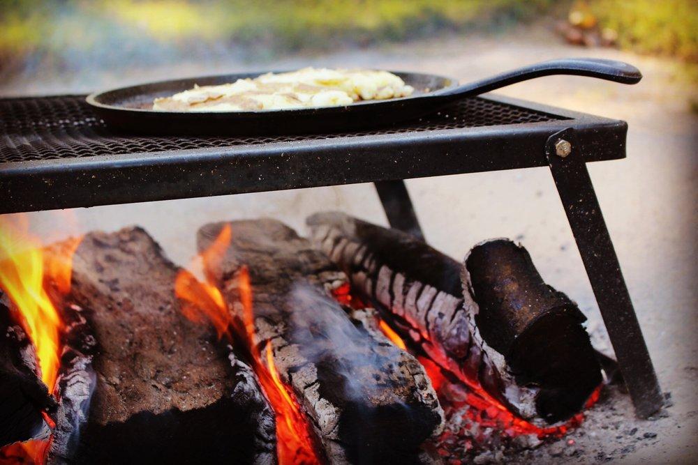 Cleaning Your Cast Iron Skillet - Over The Fire Cooking