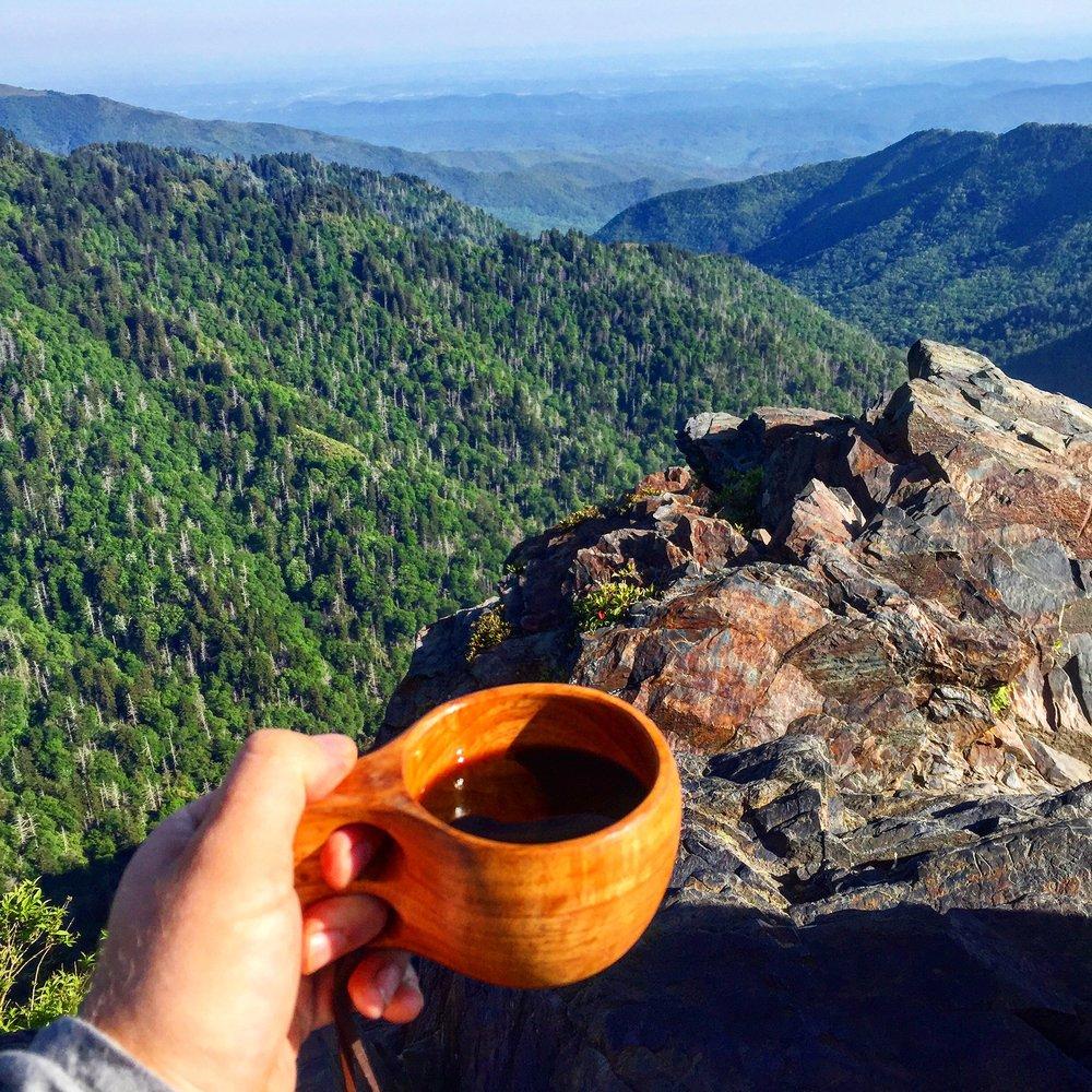 coffee in the woods