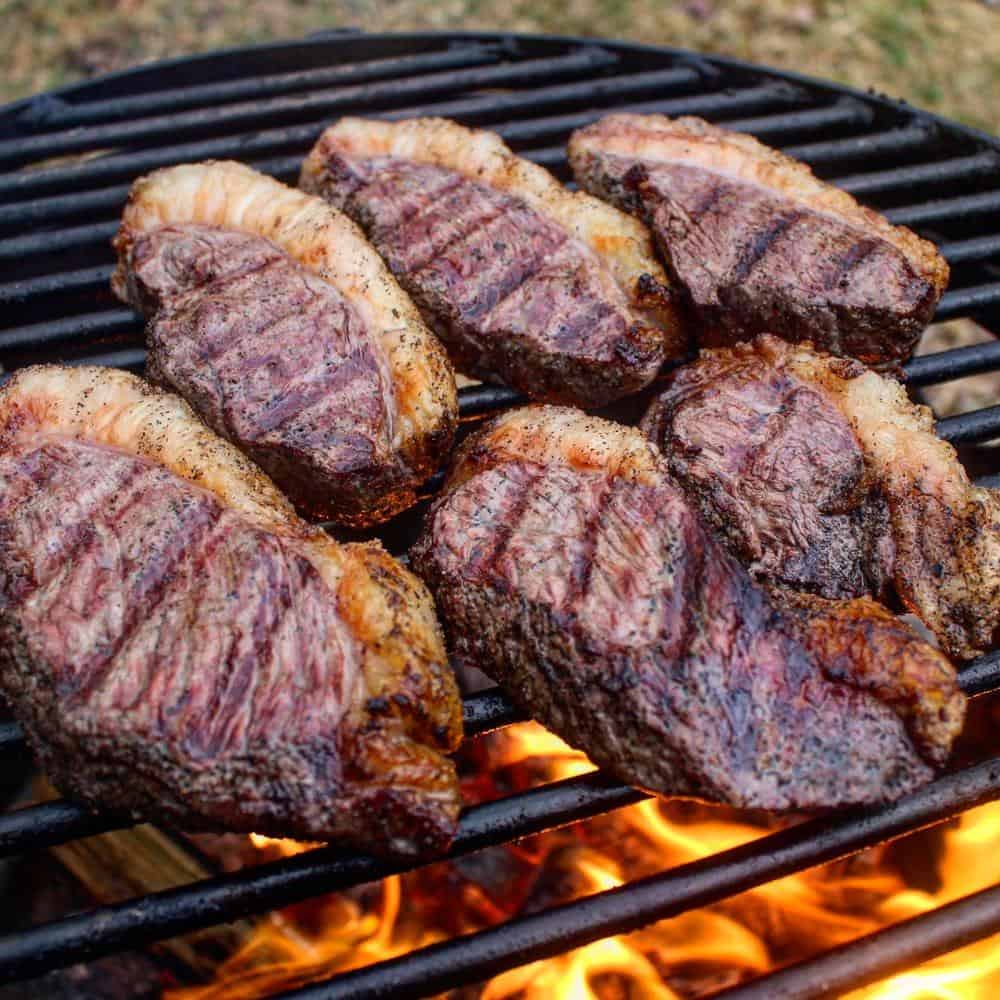 picanha on the grill