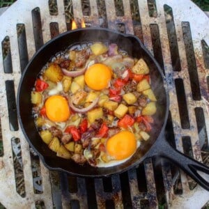 easy to make campfire breakfast skillet