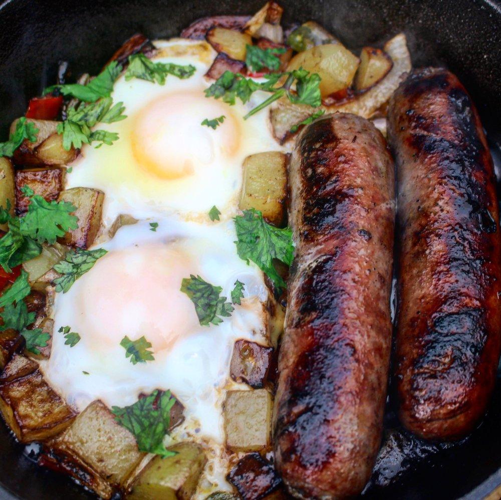 Smithfield Yuengling Breakfast Hash Recipe - Over The Fire Cooking