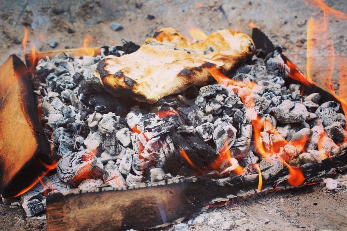 Camp Ready Coal Roasted Bread Over The Fire Cooking