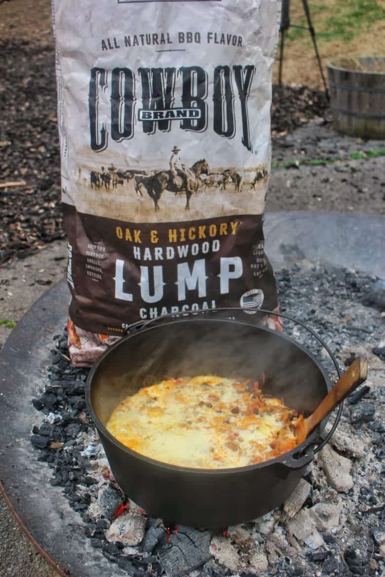 Cowboy Campfire Breakfast - Over The Fire Cooking