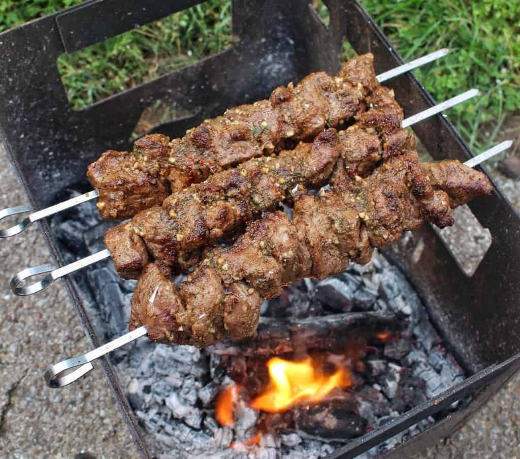zesty lamb kebabs