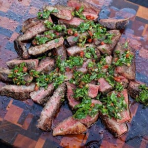 Wagyu Secreto Steak with Roasted Chimichurri