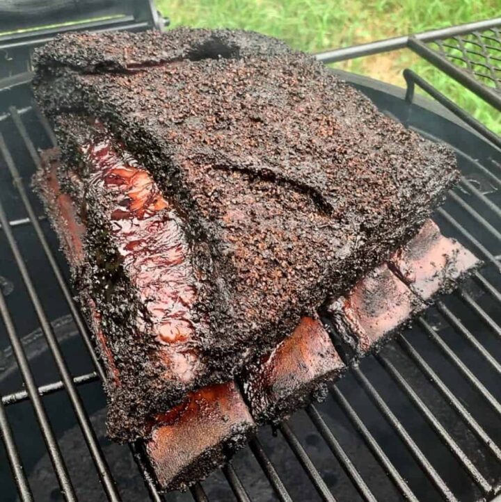 Chipotle Black Pepper Smoked Beef Ribs - Over The Fire Cooking