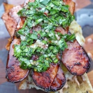 Smoked Sausage Chimichurri Sandwich