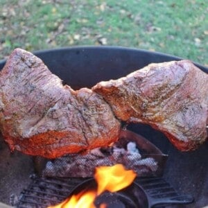 Garlic Parmesan Rotisserie Tri-Tip