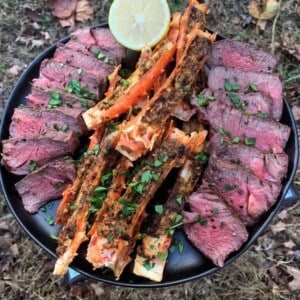 Wood Plank Surf and Turf