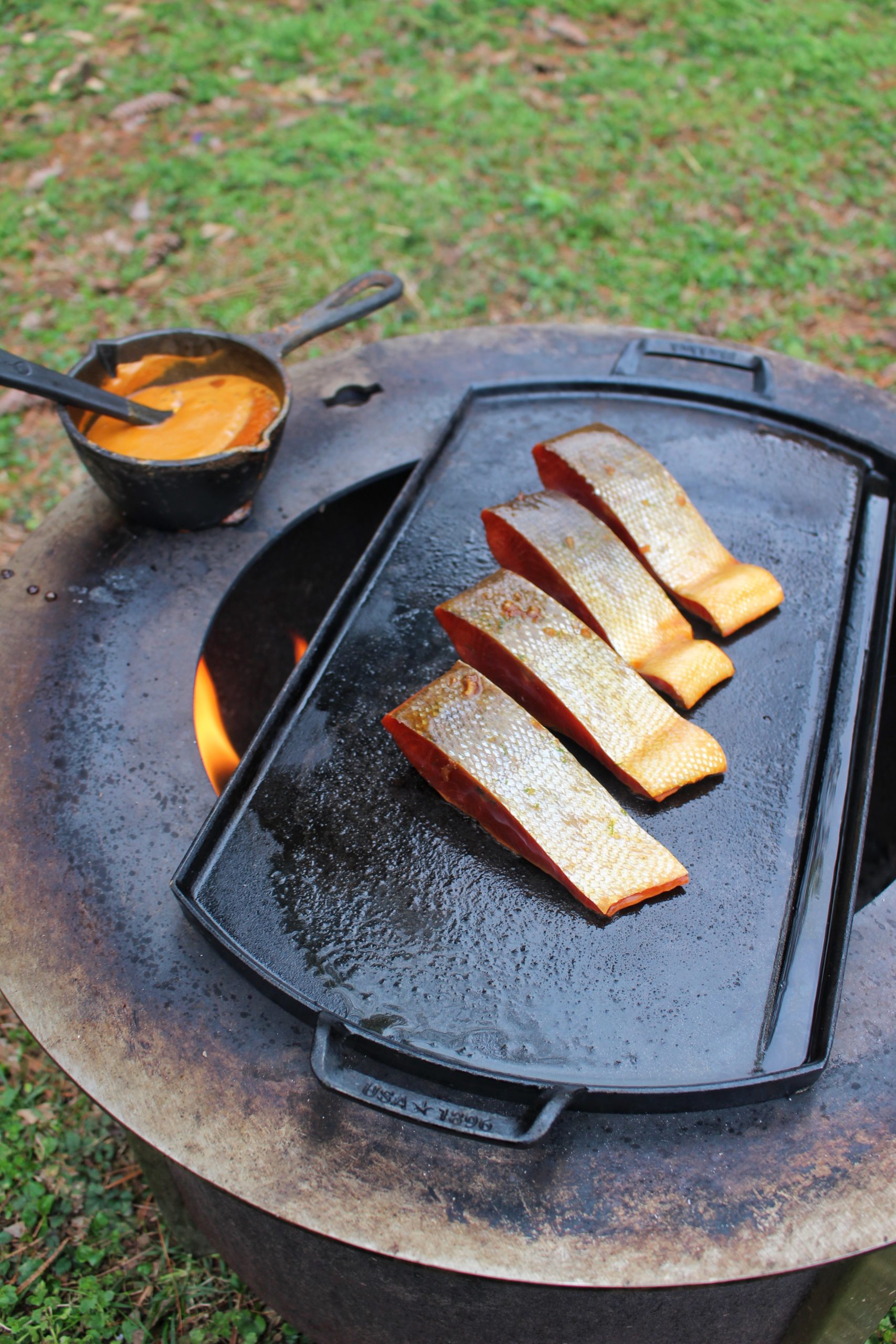 basting with your marinade is a good grilling idea