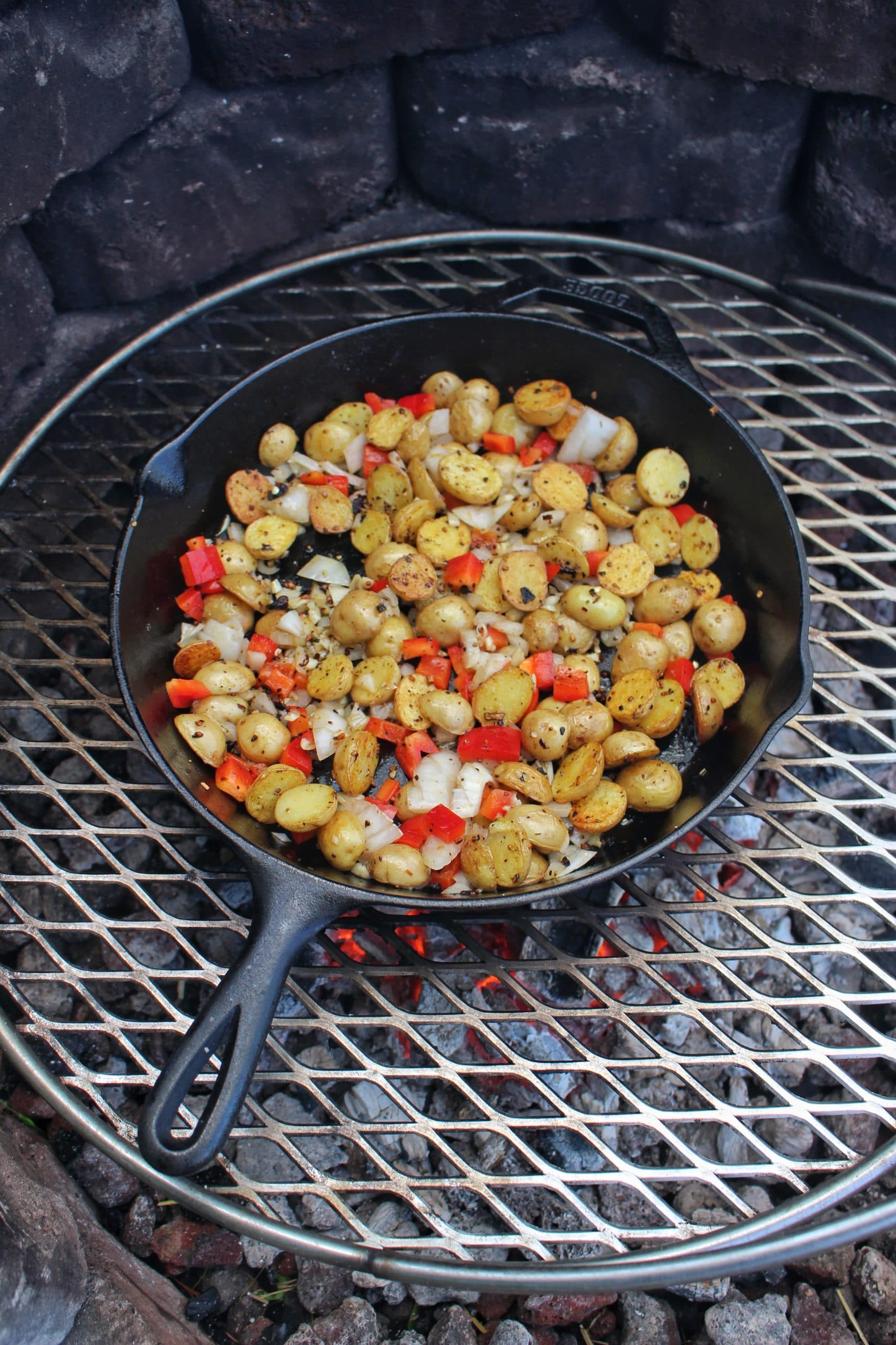 leftover brisket breakfast skillet