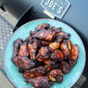 Smoked and Fried Sticky Wings
