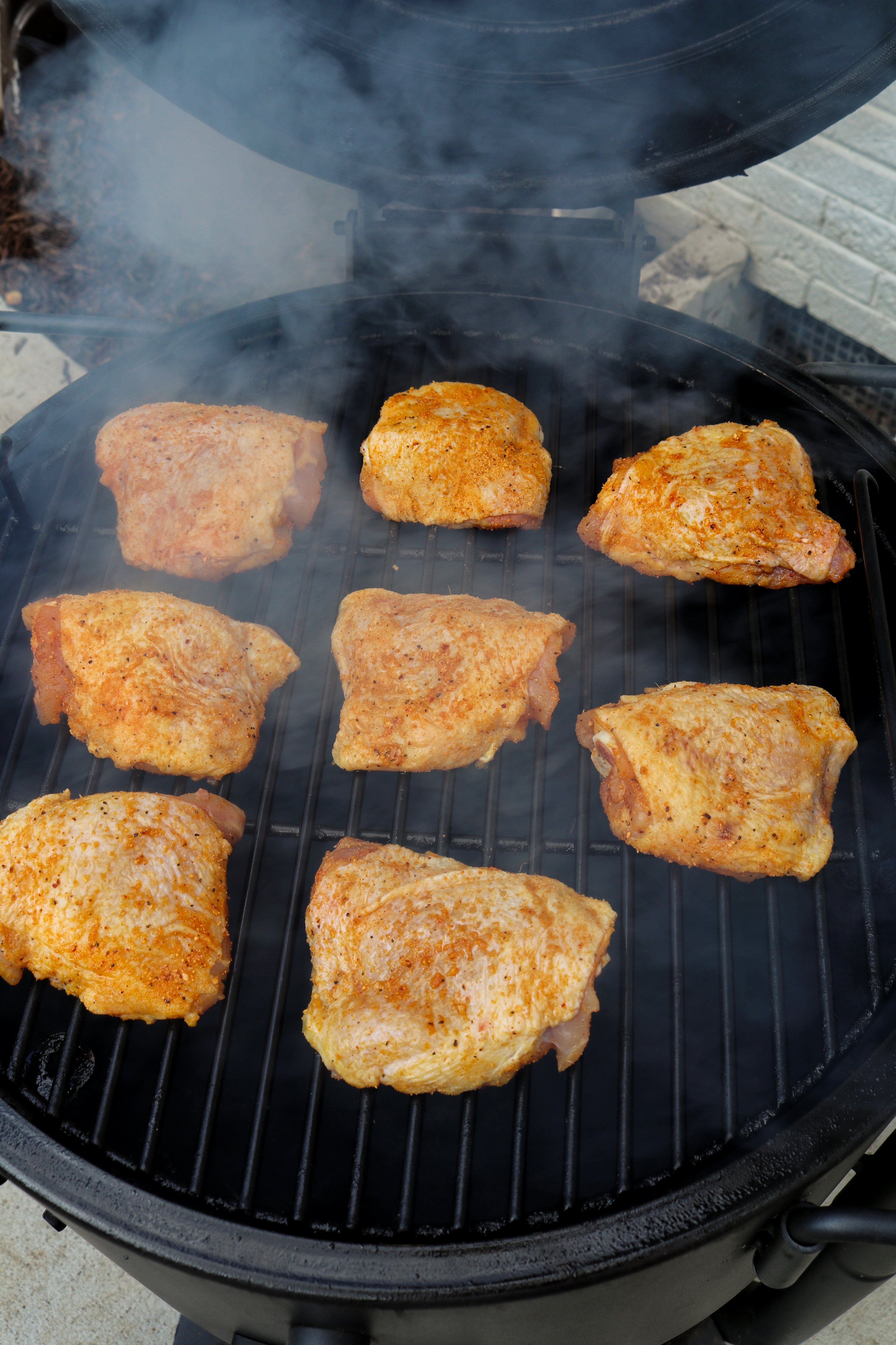 smoked chicken thighs