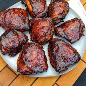 smoked chicken thighs