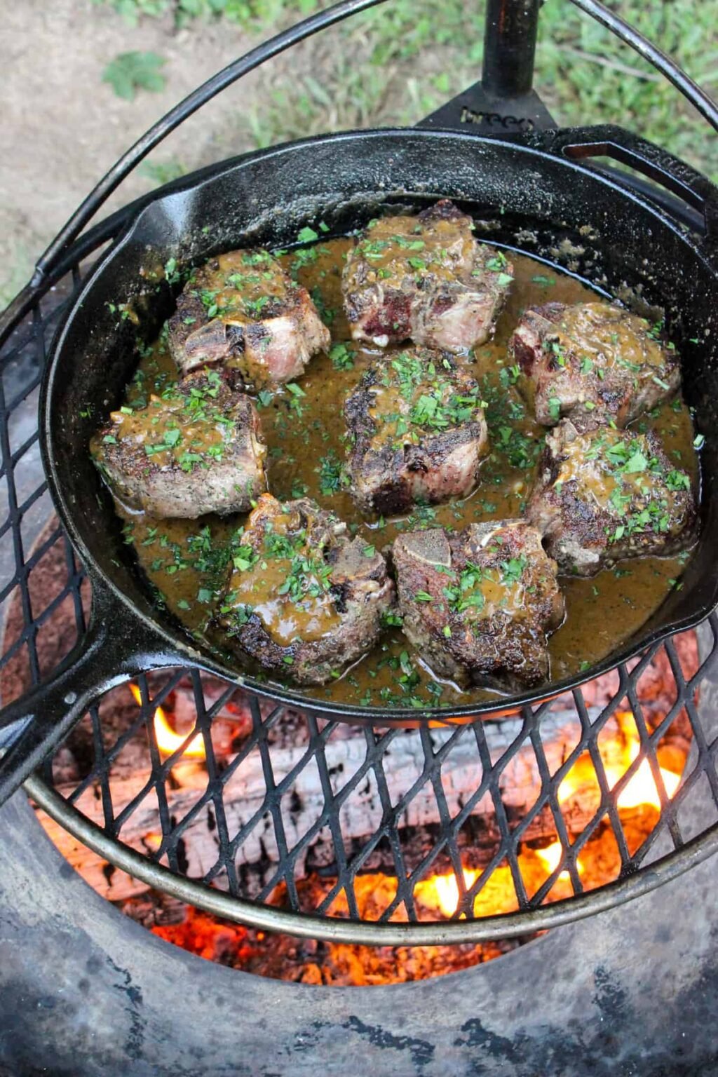 Lamb Crown Roast - Over The Fire Cooking