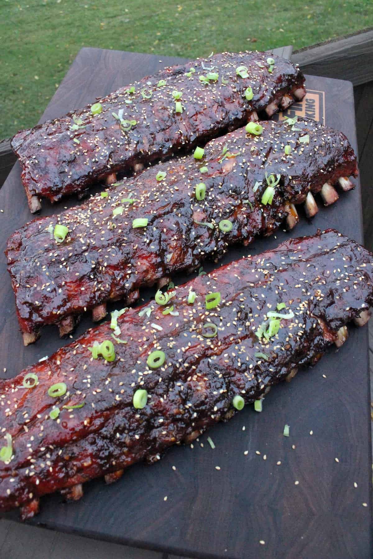 Smoked Honey Teriyaki Ribs