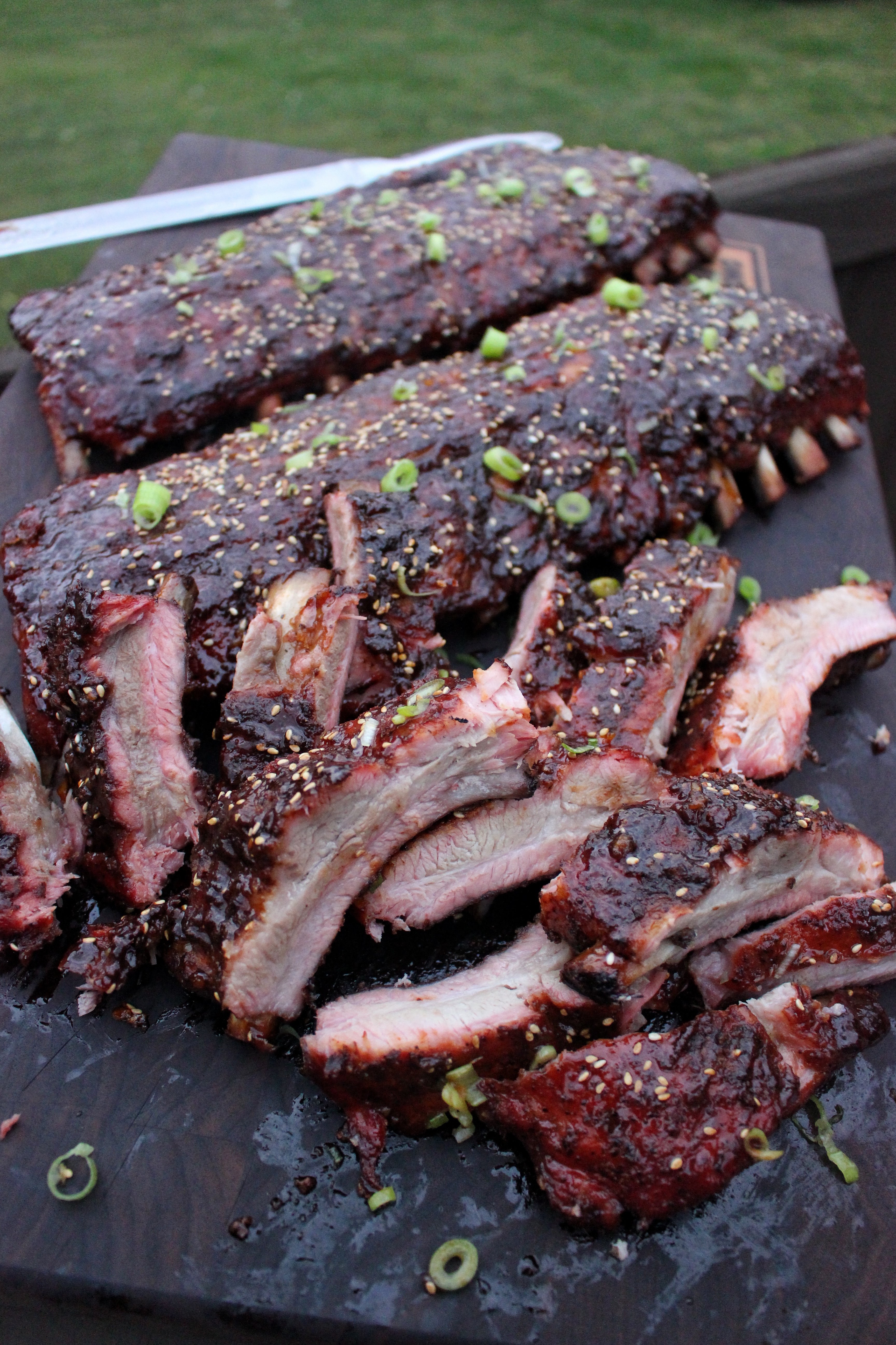 Smoked Honey Teriyaki Ribs