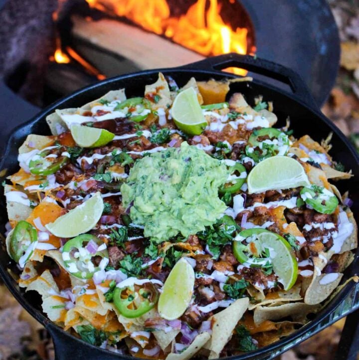 BBQ Brisket Nachos Over The Fire Cooking