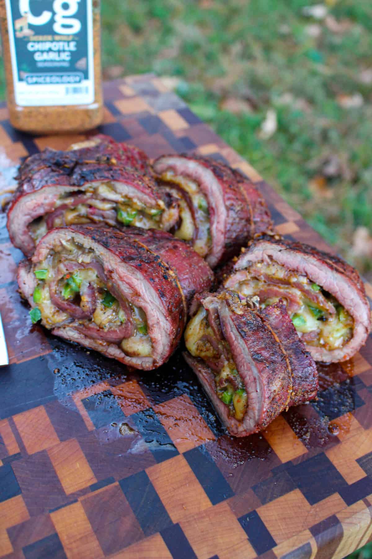 Flank Steak Fajita Pinwheel Over The Fire Cooking