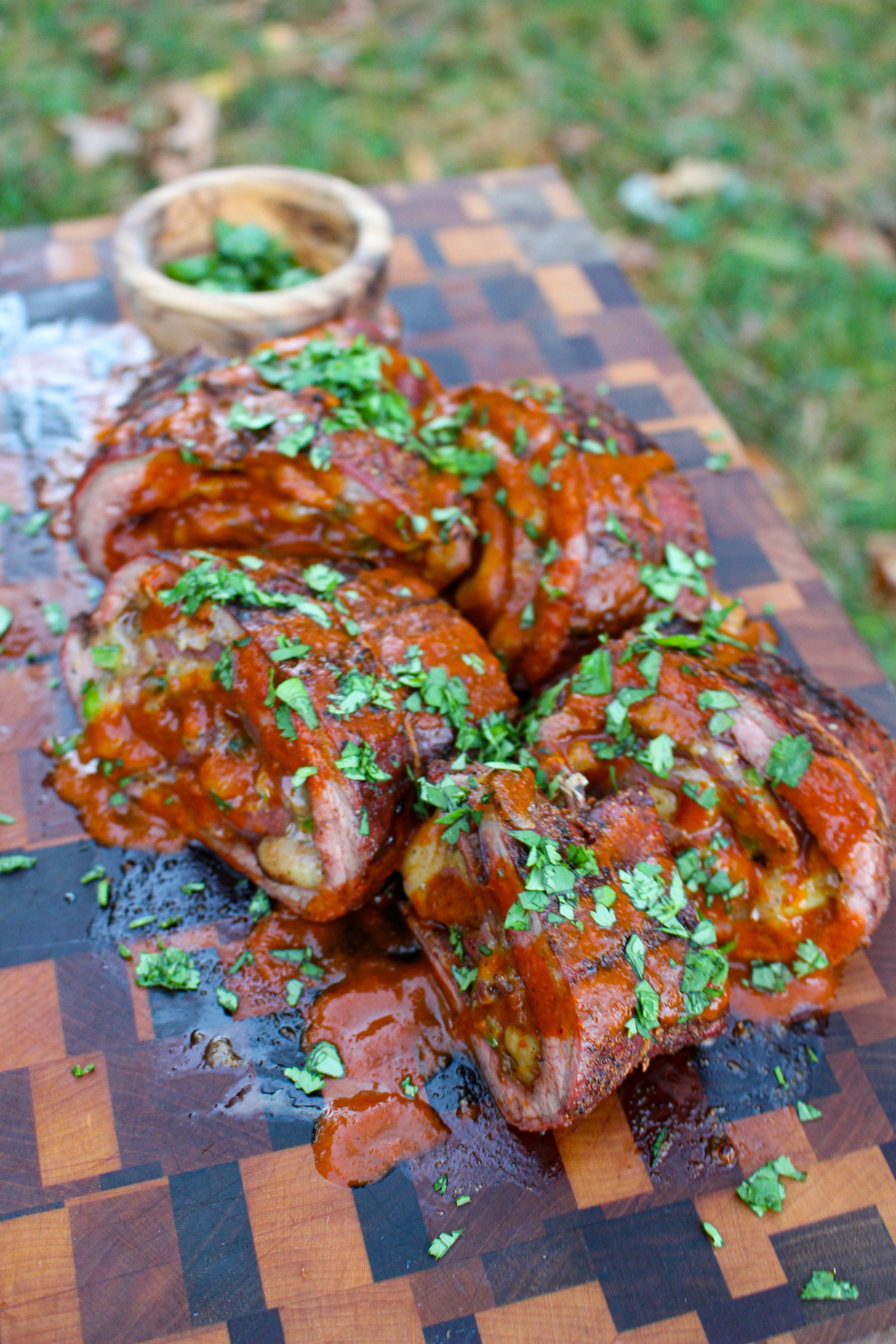 Flank Steak Fajita Pinwheel