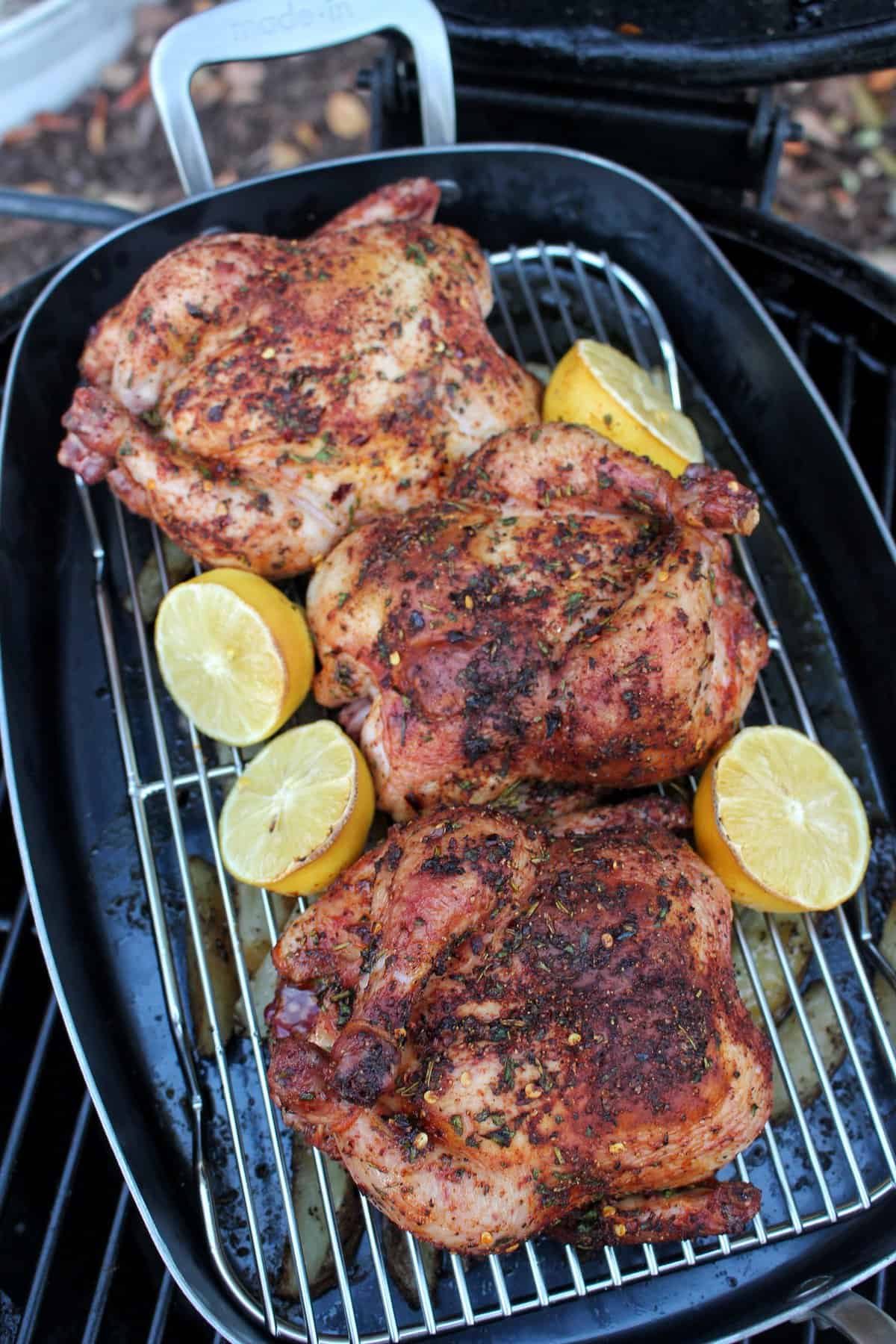 herb encrusted cornish hens