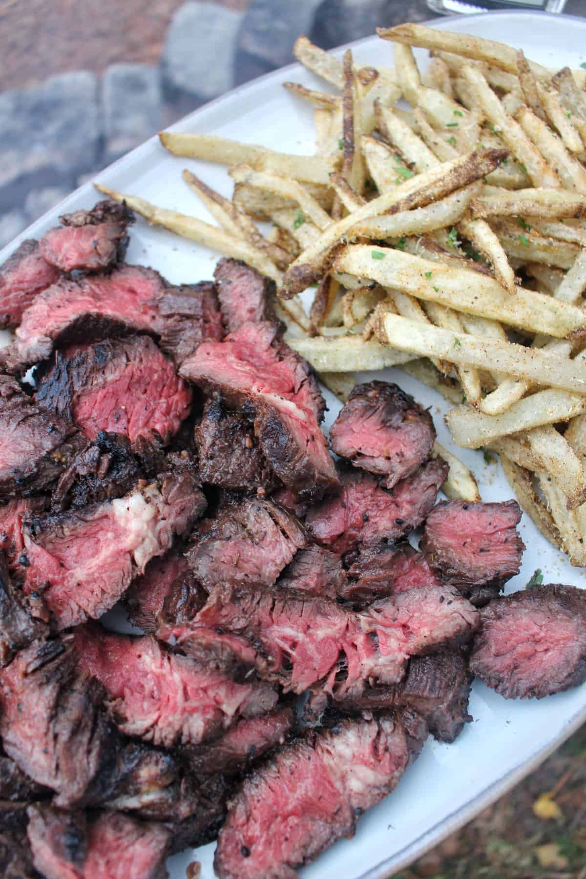 Umami Whiskey Marinated Hanger Steaks