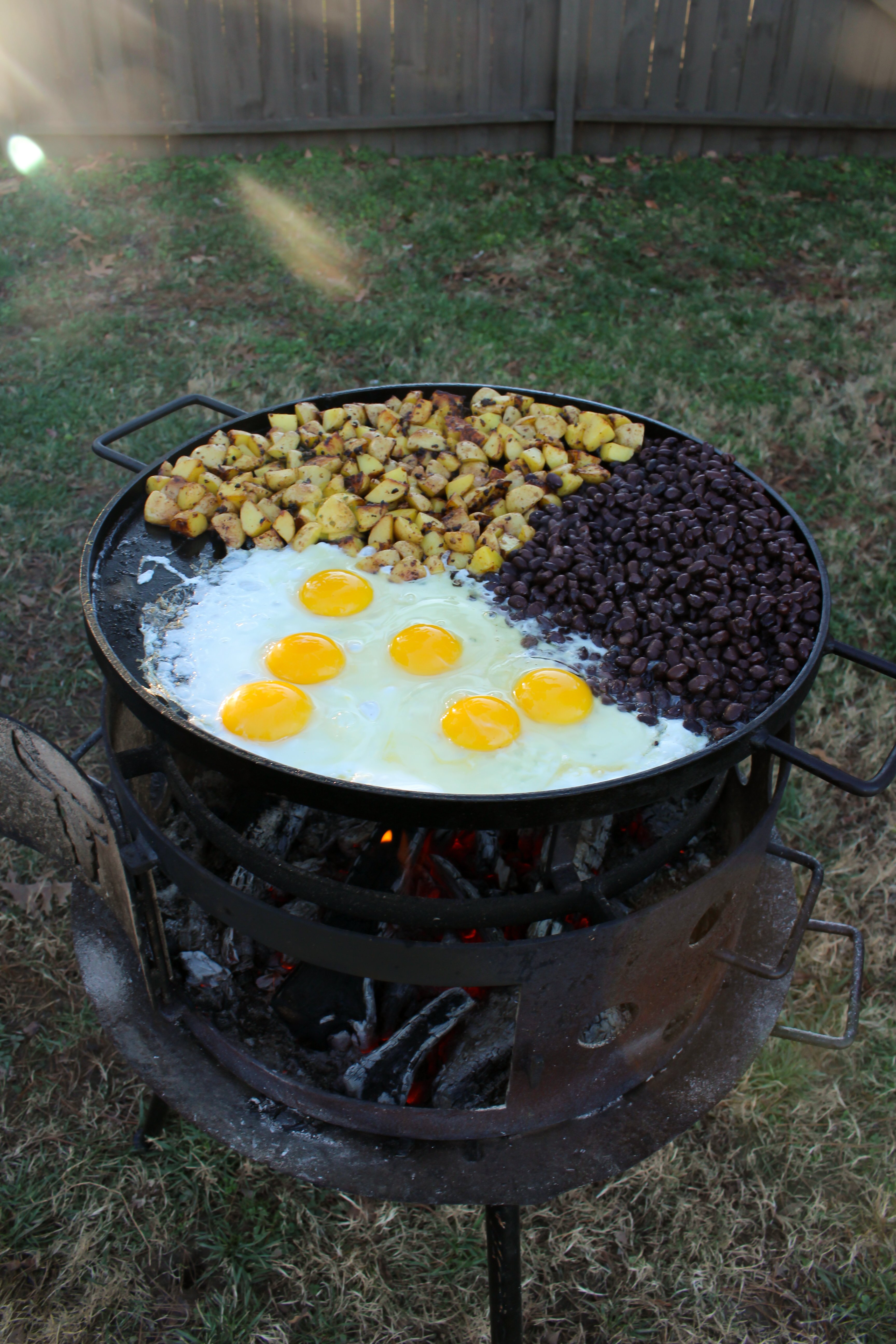 Breakfast Skillet Platter - Over The Fire Cooking