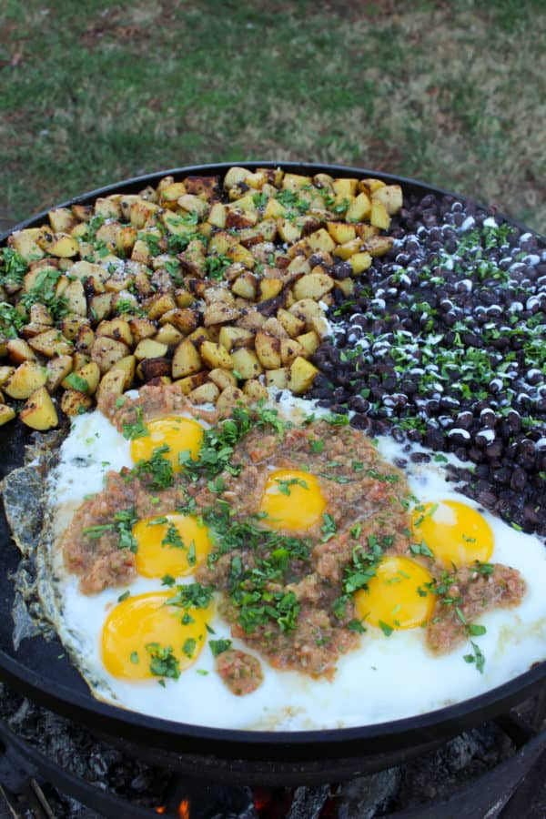 Southwestern Breakfast Skillet - Over The Fire Cooking