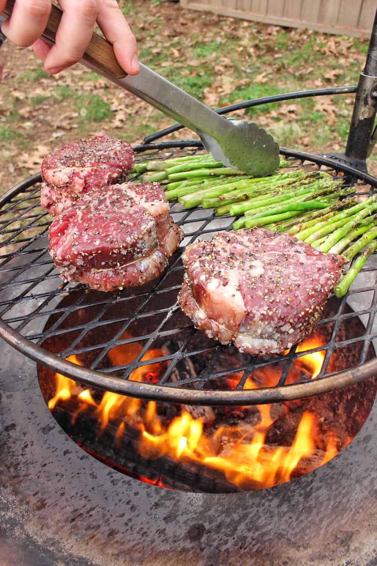 grilled steak oscar
