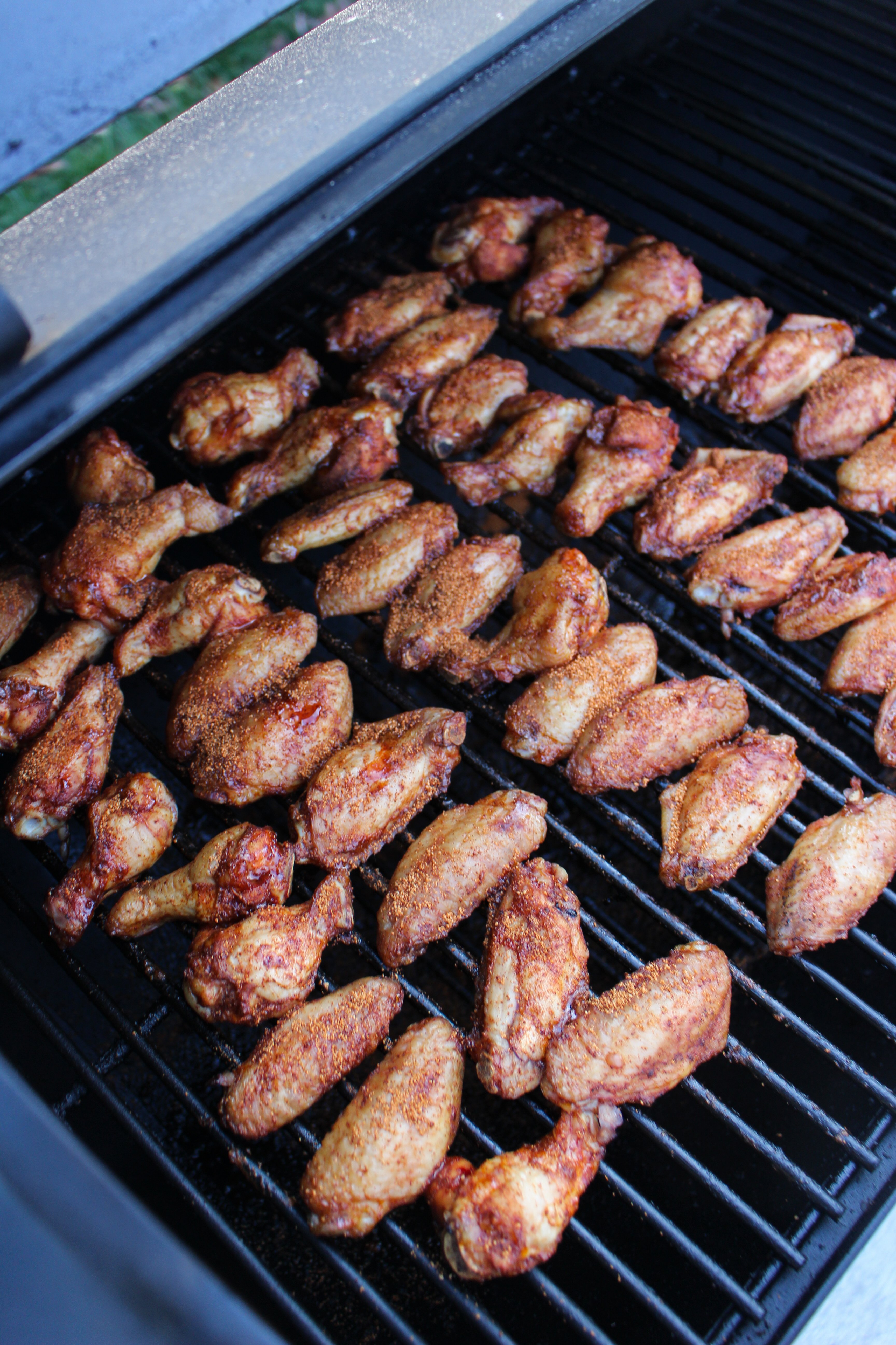 Smoked Peanut Butter and Jelly Wings