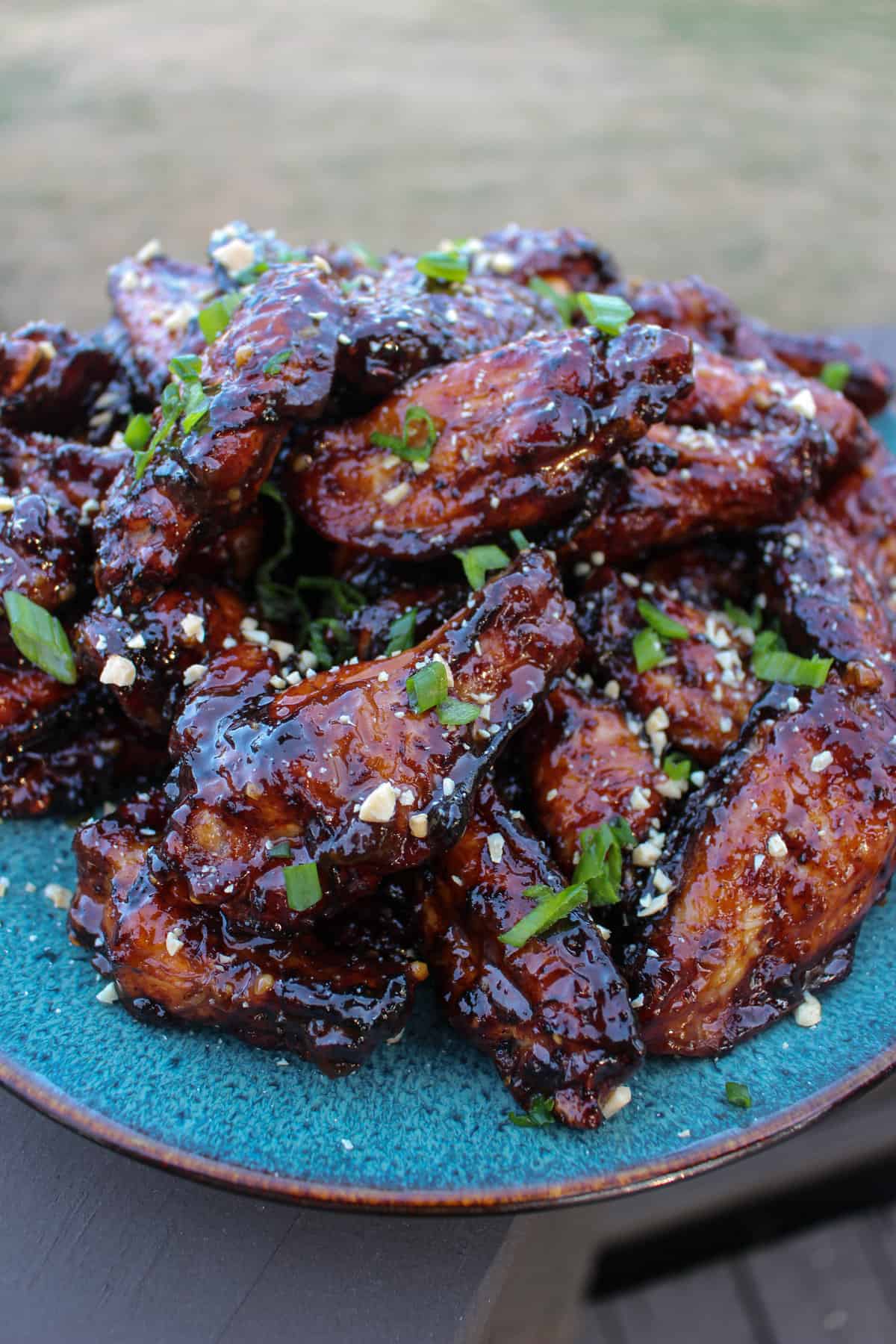 Smoked Peanut Butter and Jelly Wings