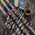BBQ Chicken Bacon Ranch Skewers