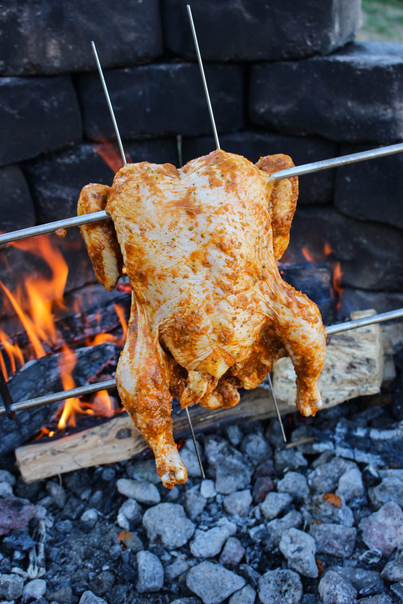 Rotisserie Chicken with Spicy Cilantro Mayo