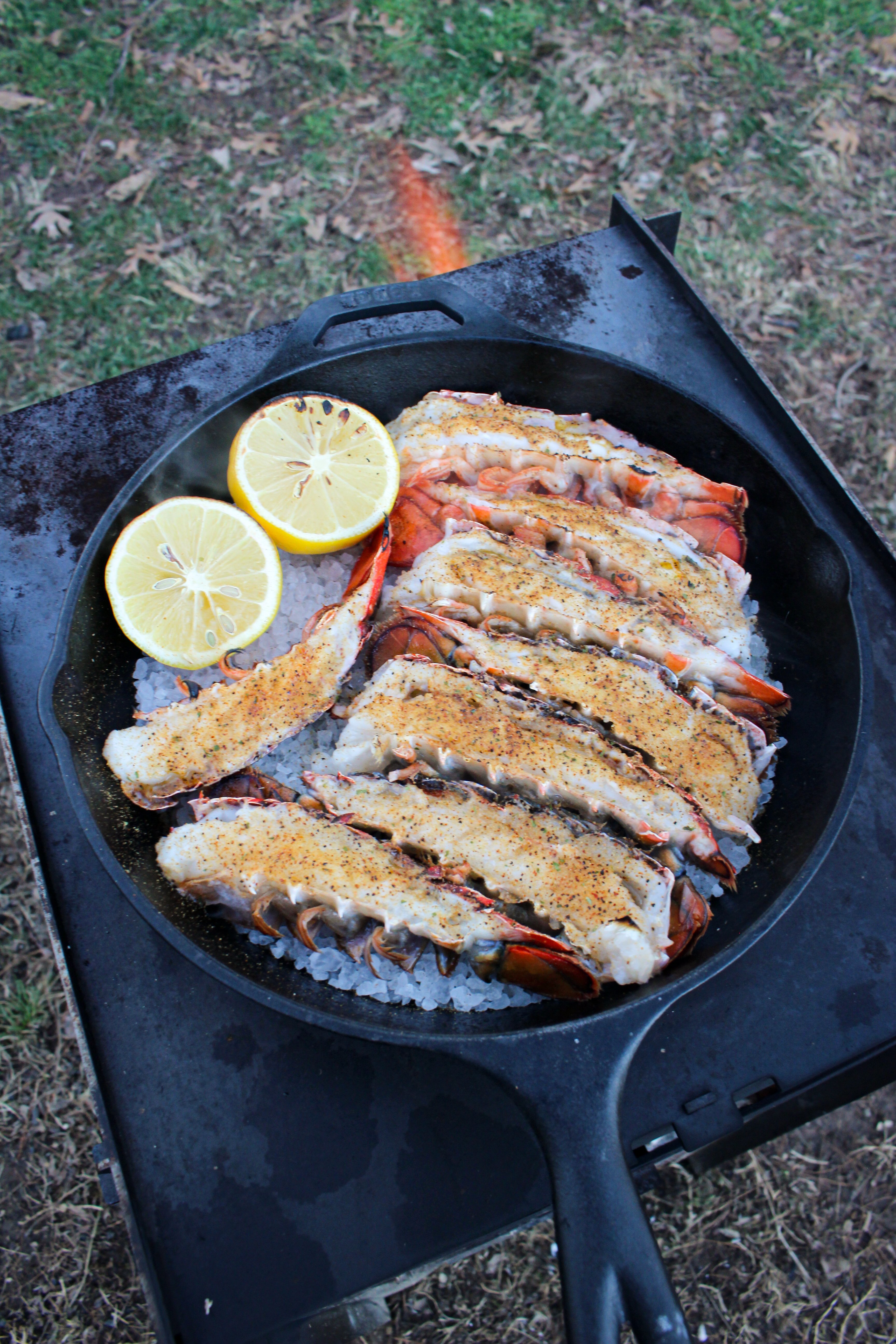 Parmesan Crusted Lobster Tails