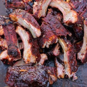 maple cajun smoked ribs