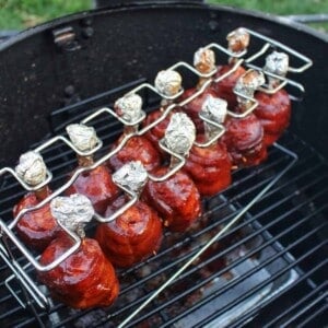 Honey Bacon BBQ Chicken Lollipops