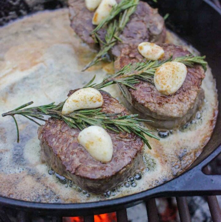 Bison Tenderloin with Cognac Cream Sauce Over The Fire Cooking