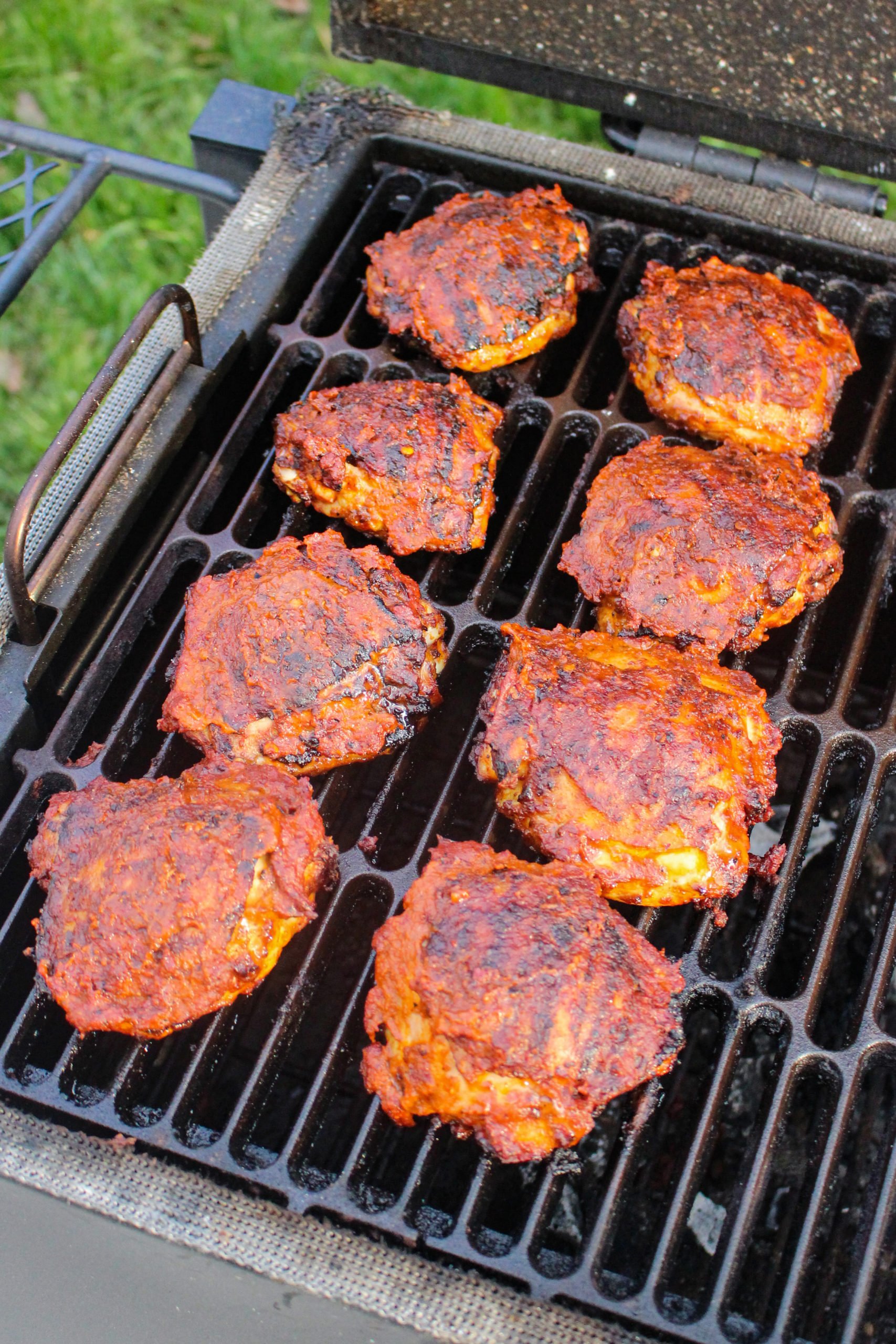 Grilled Hot Chili Chicken Thighs