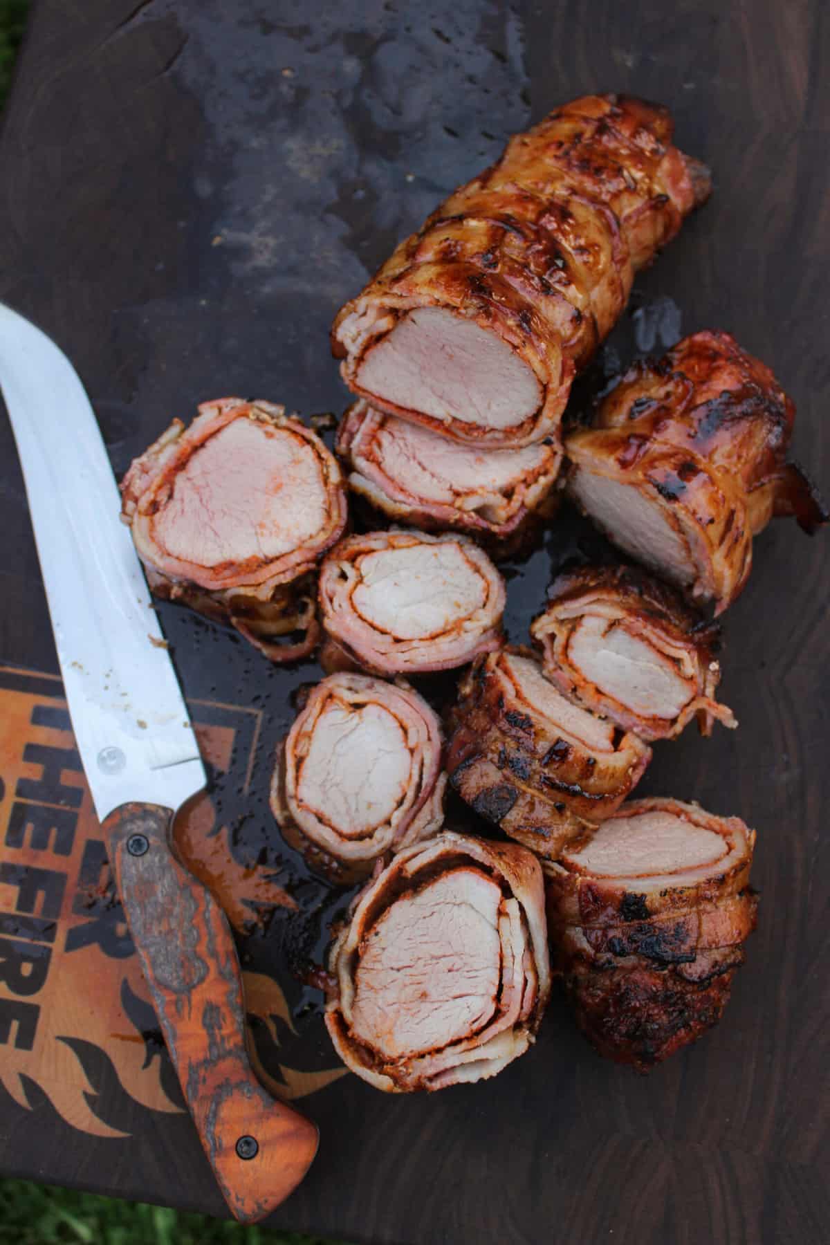 Bacon Wrapped Honey Cajun Pork Tenderloin