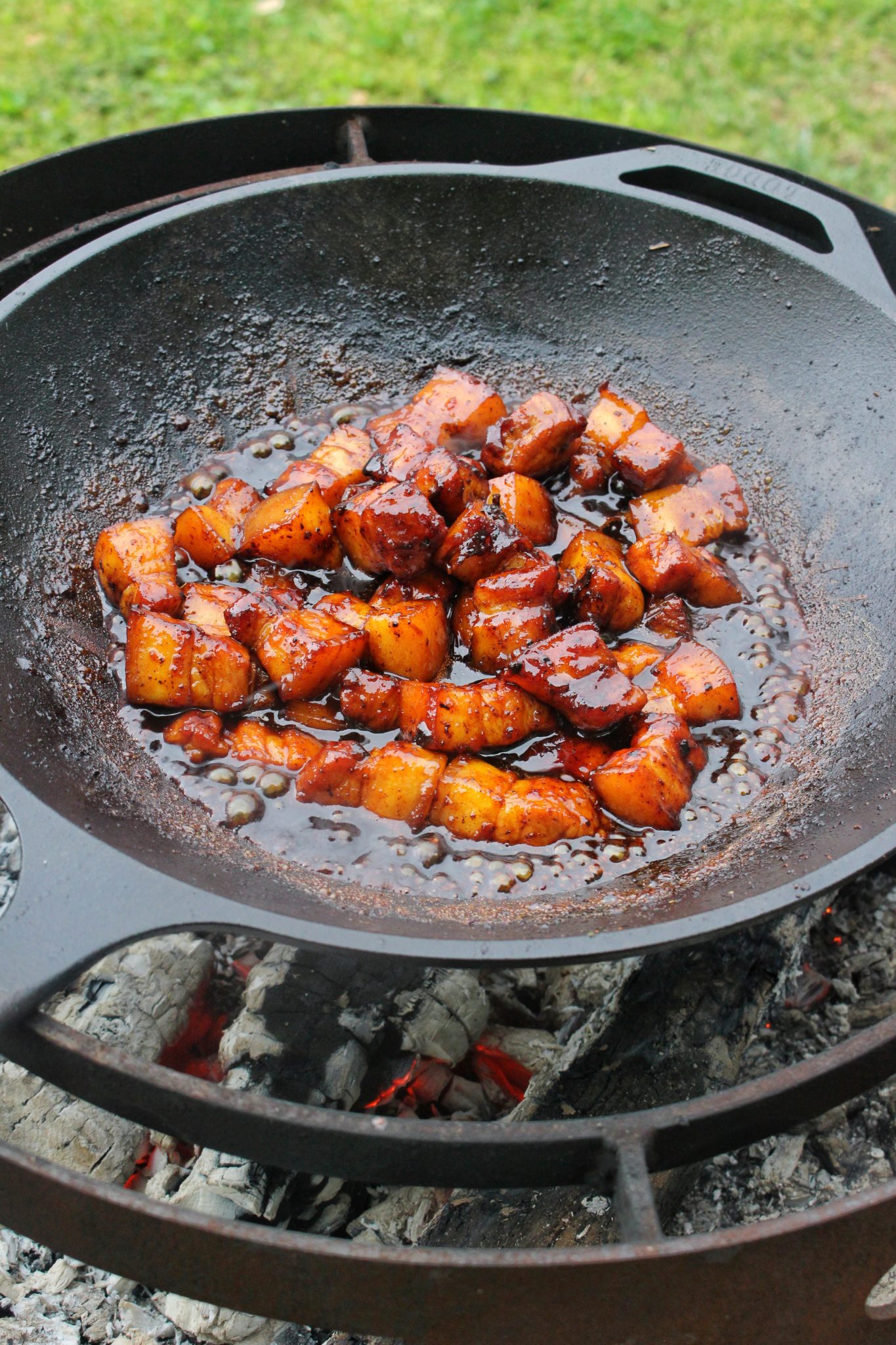 Sriracha Bourbon Pork Belly