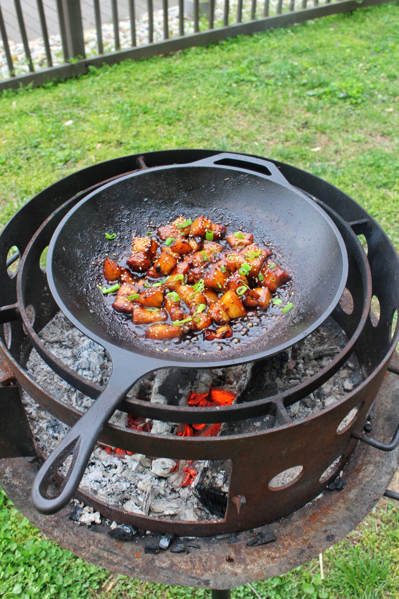 Sriracha Bourbon Pork Belly