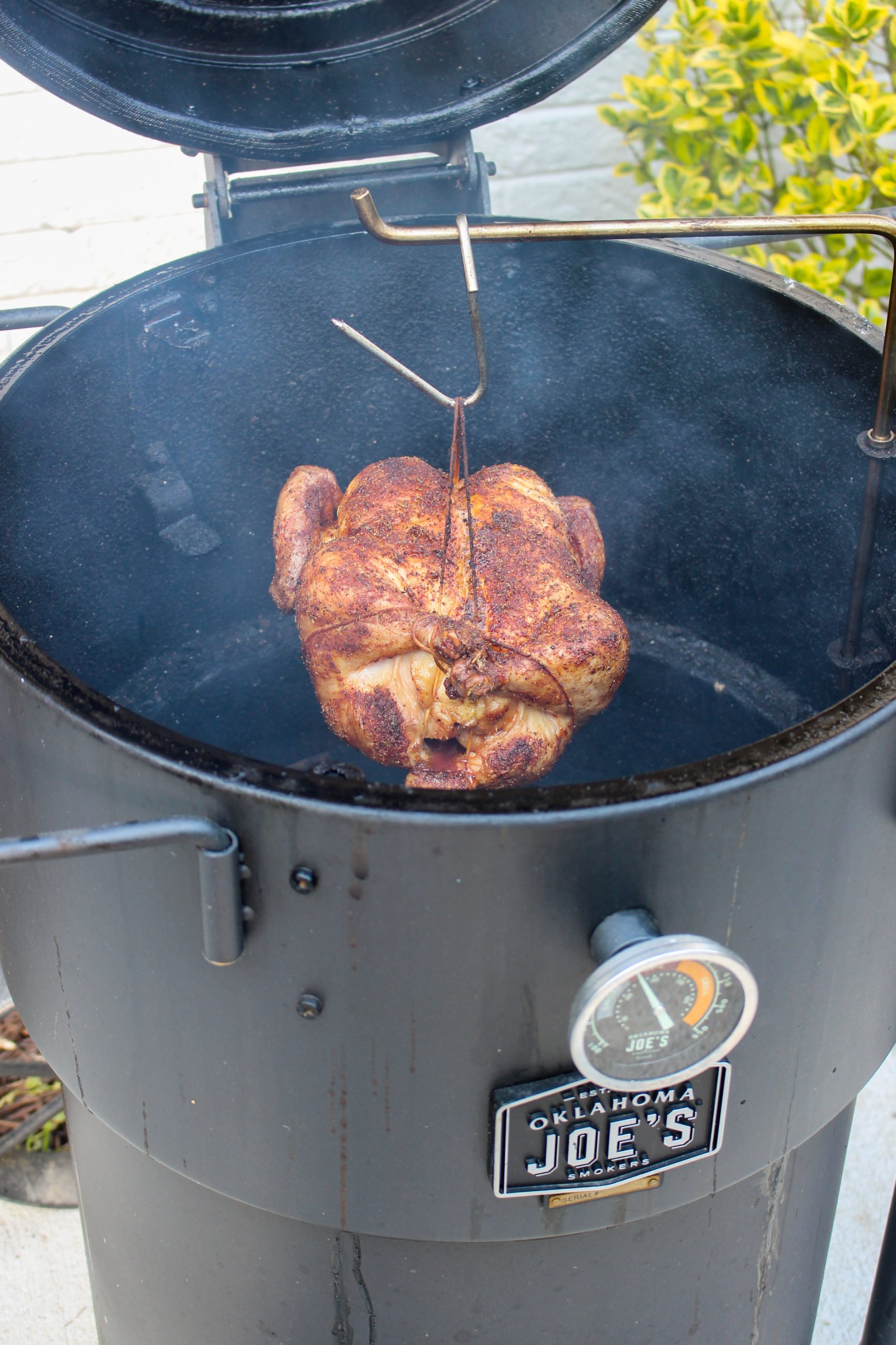 Smoked Hanging Chicken