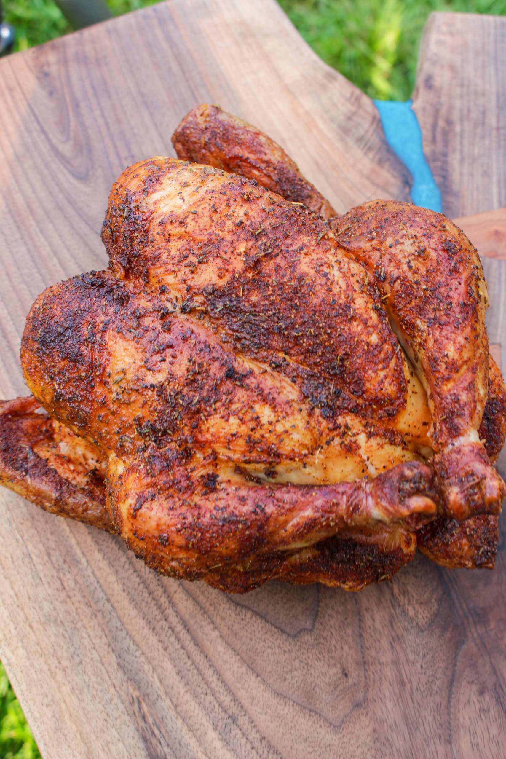 Smoked Hanging Chicken