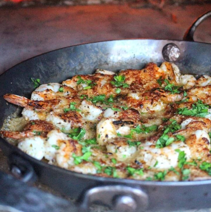 Parmesan Crusted Shrimp - Over The Fire Cooking